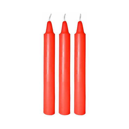 ME YOU US - DRIP CANDLES 3 PACK RED
