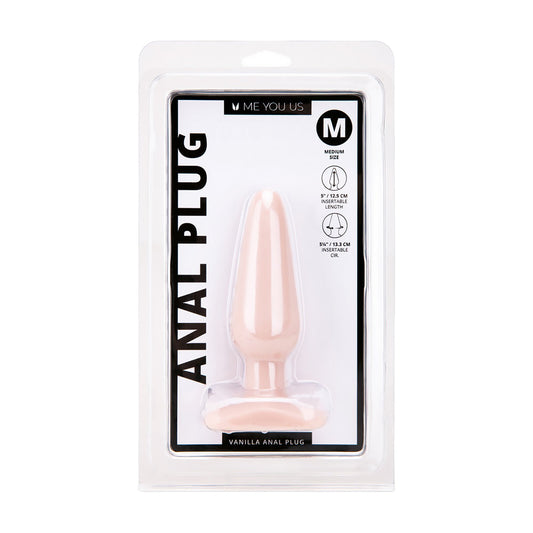 ME YOU US - VANILLA MEDIUM ANAL PLUG