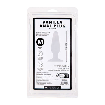 ME YOU US - VANILLA MEDIUM ANAL PLUG