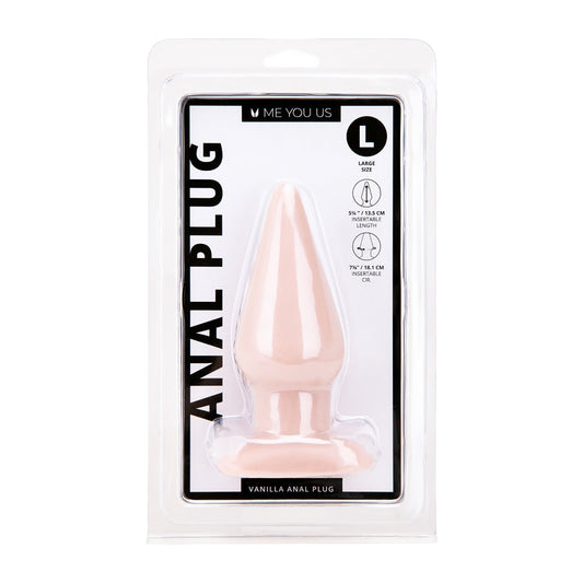 ME YOU US - VANILLA LARGE ANAL PLUG