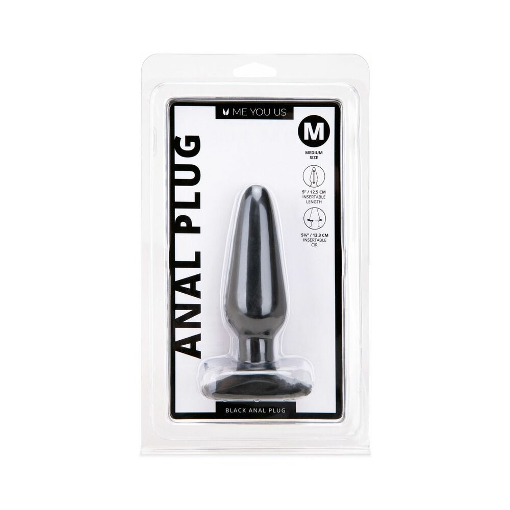 ME YOU US - BLACK MEDIUM ANAL PLUG