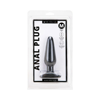 ME YOU US - BLACK MEDIUM ANAL PLUG