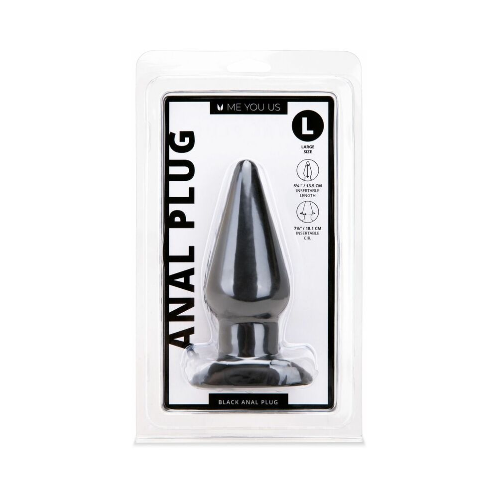 ME YOU US - BLACK LARGE ANAL PLUG