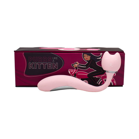 COMO UN GATITO - VIBRADOR CON FORMA DE VARITA QUE RONRONEA COMO UN GATITO