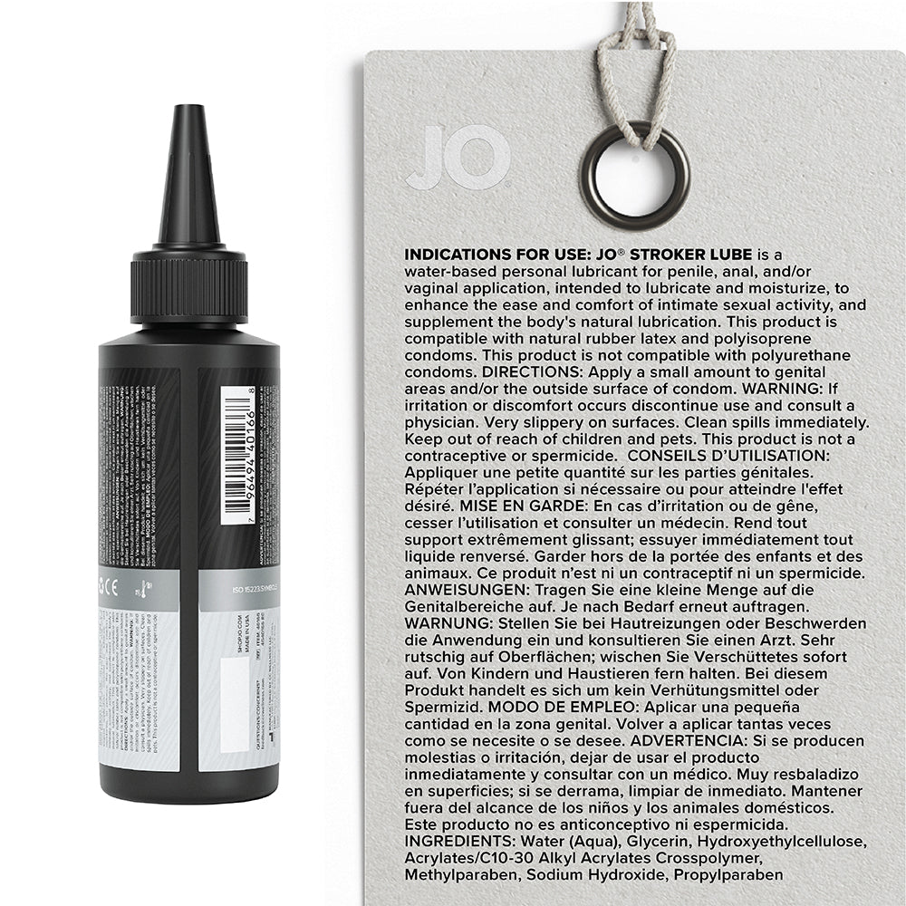 JO STROKER LUBRICANT 4 OZ.