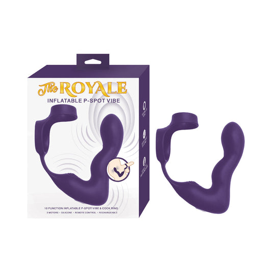 NASSTOYS - THE ROYALE INFLATABLE P-SPOT VIBE PURPLE