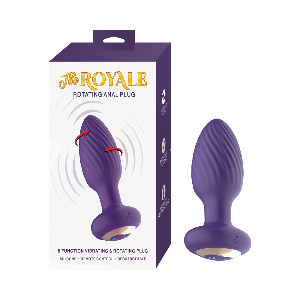 NASSTOYS - THE ROYALE ROTATING ANAL PLUG PURPLE