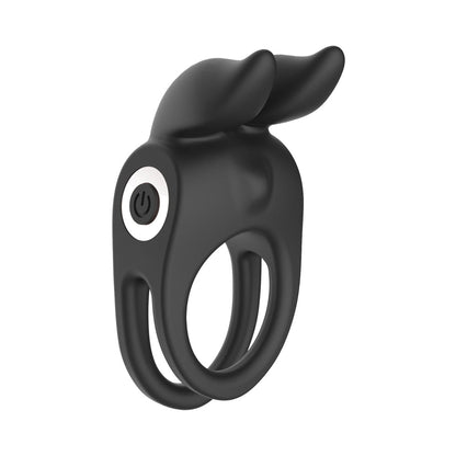 ENHANCER VIBRATING RABBIT C-RING BLACK
