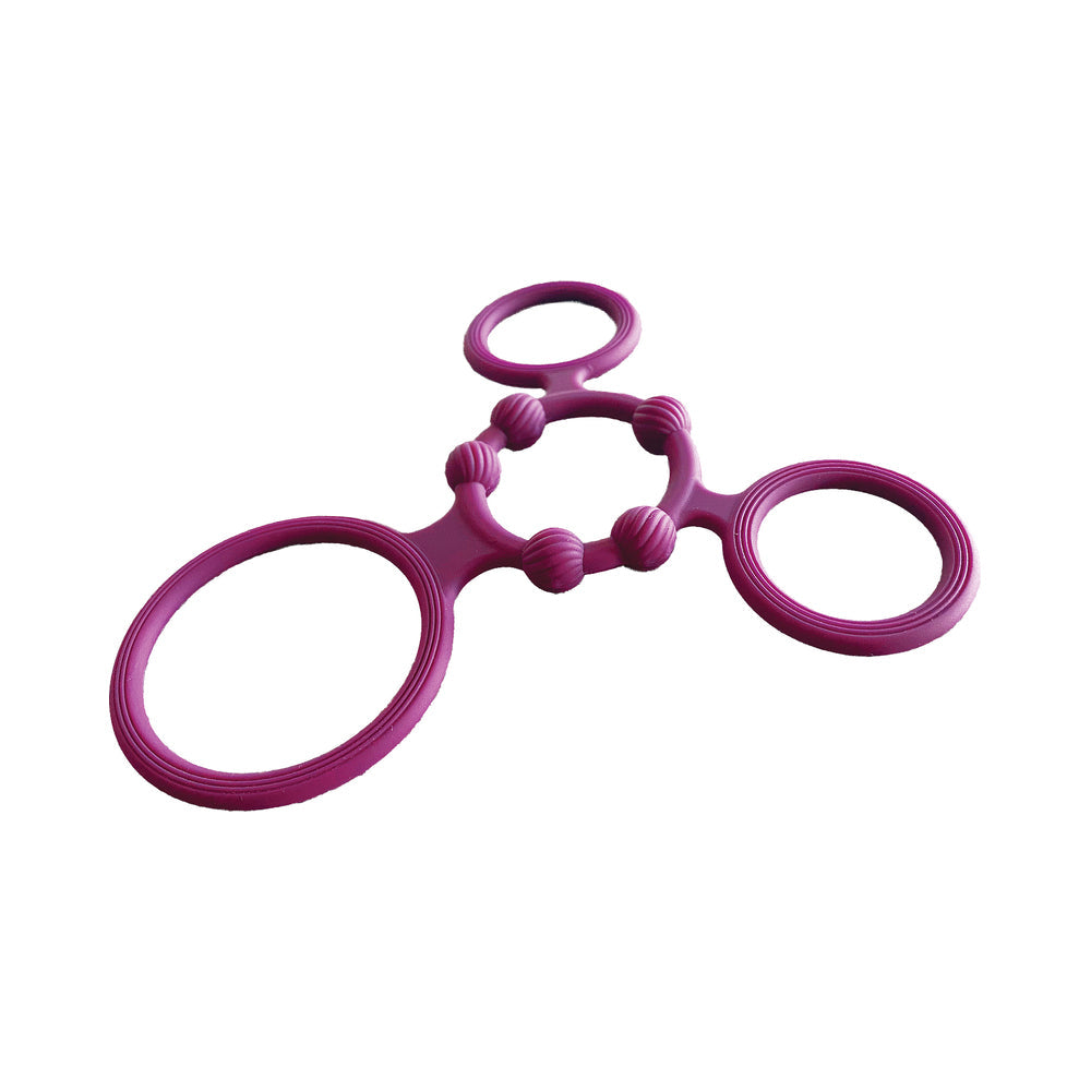 NASSTOYS - ENHANCER QUAD COCKRING RUBINE RED