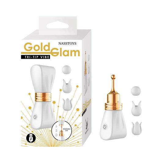 GOLD GLAM TRI-TIP VIBE WHITE