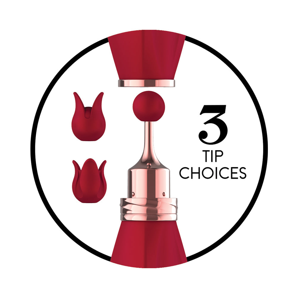 GOLD GLAM TRI-TIP VIBE RED