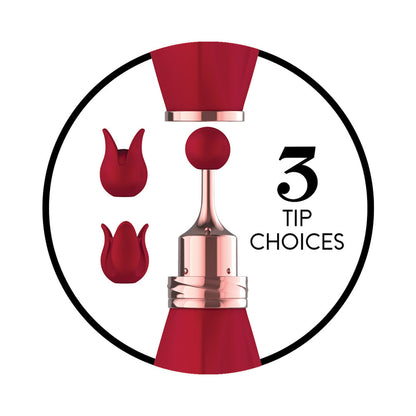 GOLD GLAM TRI-TIP VIBE RED