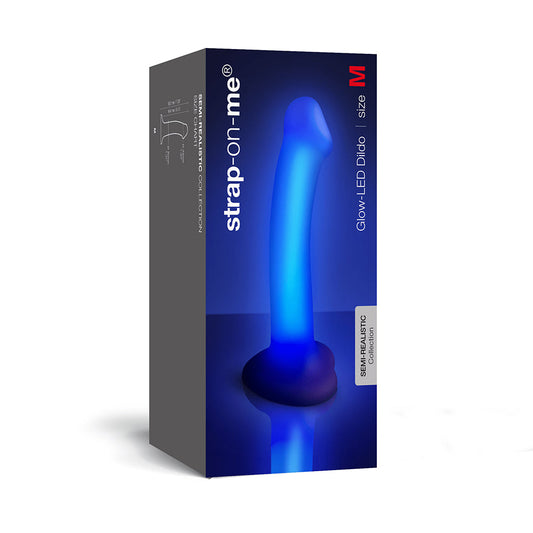 LOVELY PLANET - STRAP-ON-ME GLOW-LED DILDO