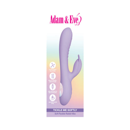 ADAM & EVE TICKLE ME SOFTLY SOFT FLEXIBLE RABBIT VIBE