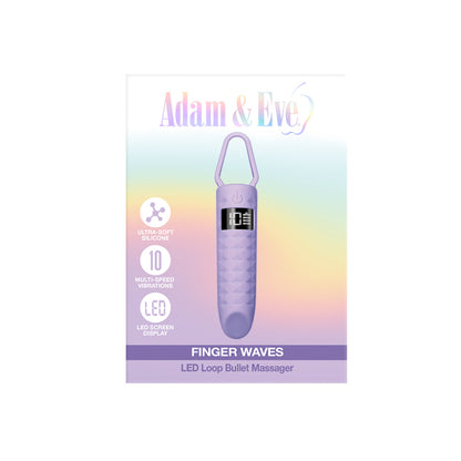 ADAM & EVE - VIBRADOR BALA LED DE ONDAS PARA DEDOS
