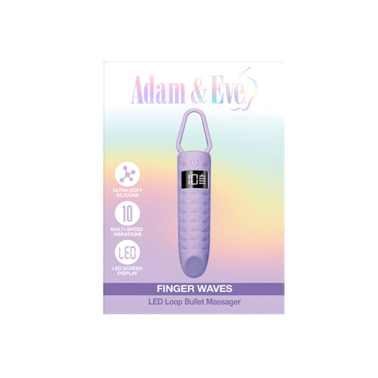 ADAM & EVE - FINGER WAVES LED BULLET VIBE