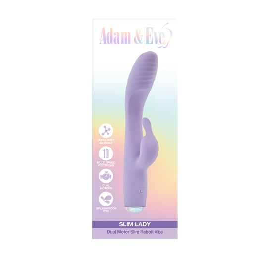 ADAM & EVE - SLIM LADY DUAL MOTOR RABBIT