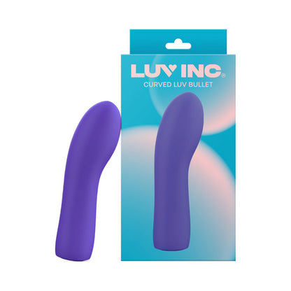 LUV INC CB42: CURVED LUV BULLET PURPLE