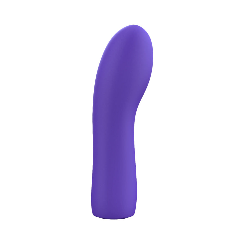 LUV INC CB42: CURVED LUV BULLET PURPLE