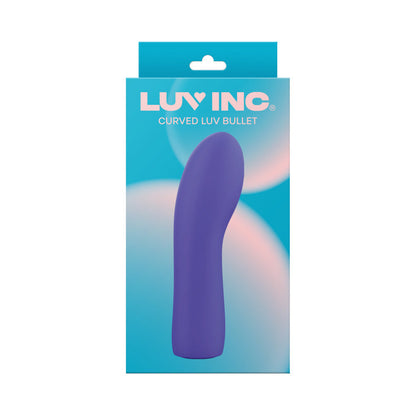 LUV INC CB42: CURVED LUV BULLET PURPLE