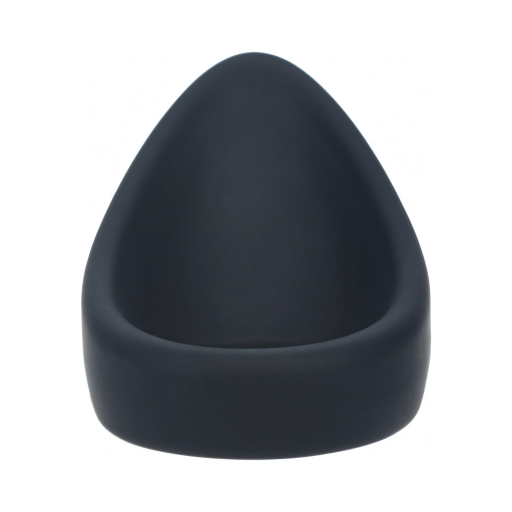 LEVELZ TEARDROP SILICONE COCK RING BLACK