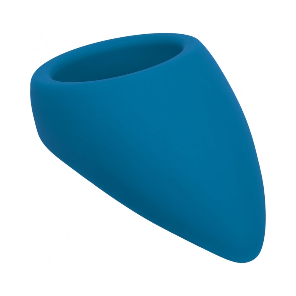 LEVELZ TEARDROP SILICONE COCK RING TEAL