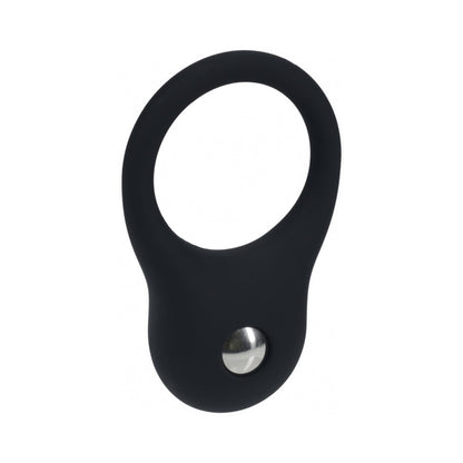 SHOTS - LEVELZ SILICONE TRAINING COCK RING SMALL BLACK