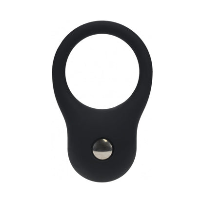 SHOTS - LEVELZ SILICONE TRAINING COCK RING SMALL BLACK