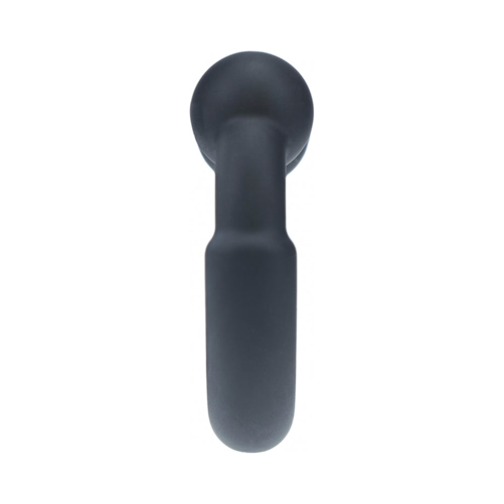 LEVELZ METAL & SILICONE COCK RING BLACK