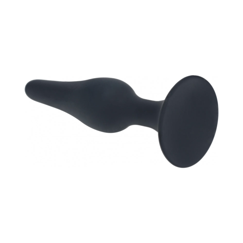 LEVELZ SLIM SILICONE ANAL PLUG SMALL BLACK