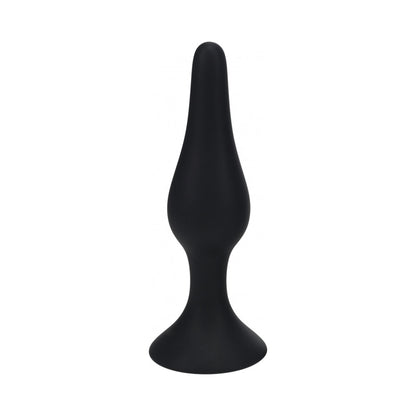 LEVELZ SLIM SILICONE ANAL PLUG XLARGE BLACK