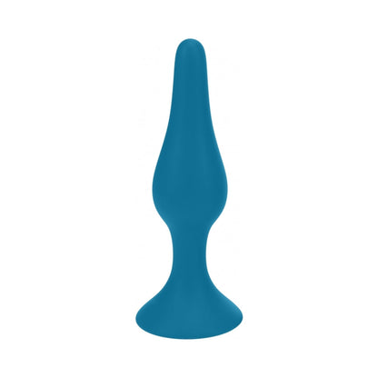 LEVELZ SLIM SILICONE ANAL PLUG XLARGE TEAL
