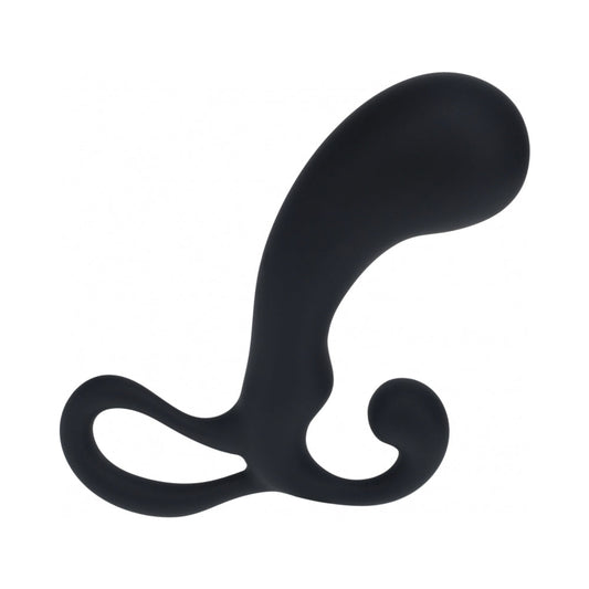 LEVELZ BULB WITH LOOP SILICONE PROSTATE MASSAGER SMALL BLACK