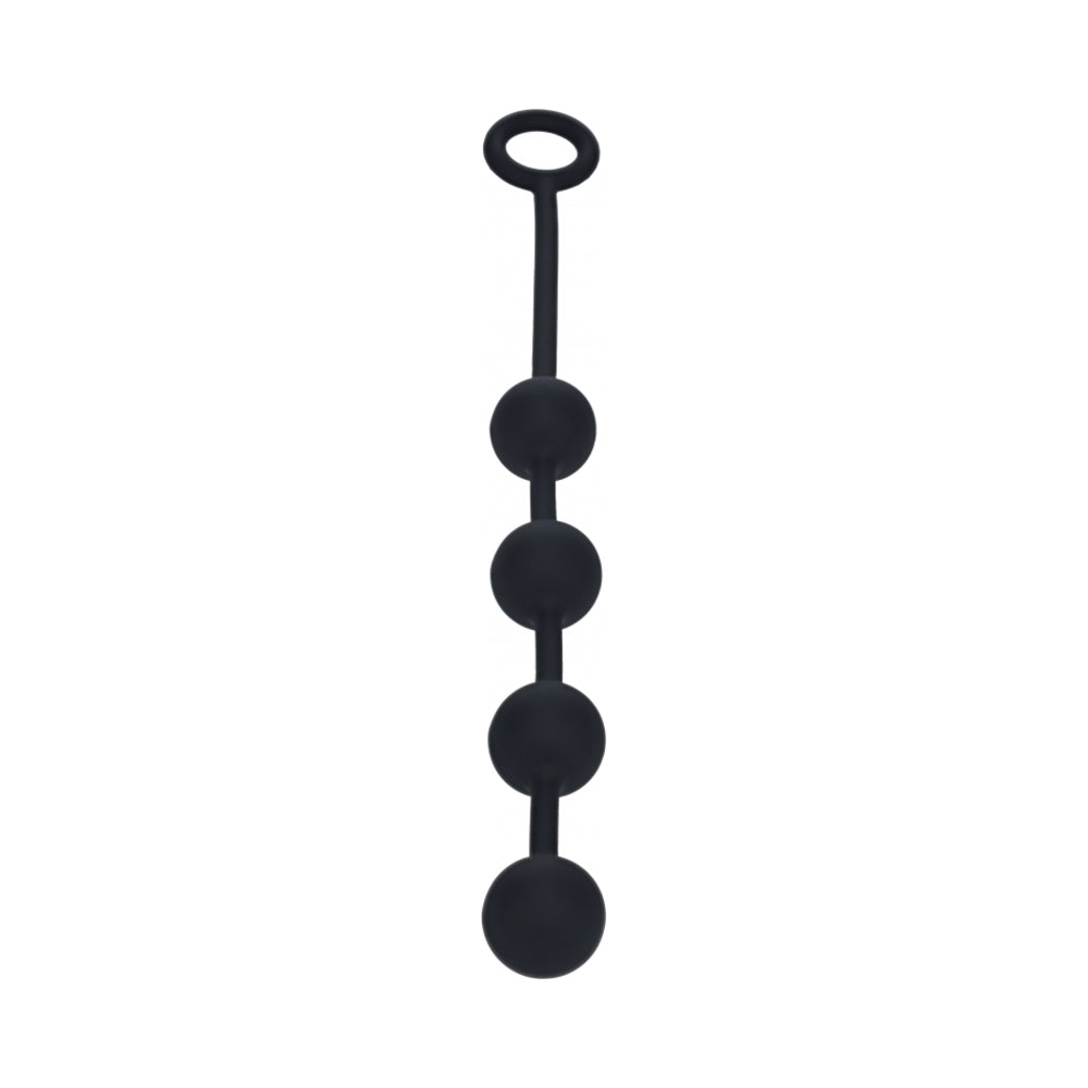 SHOTS - LEVELZ ROUND SILICONE ANAL BALLS MEDIUM 30MM