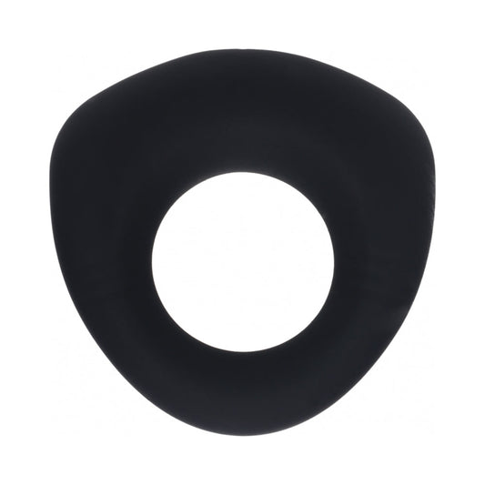 LEVELZ SEALED LIQUID SILICONE VIBRATING COCK RING BLACK