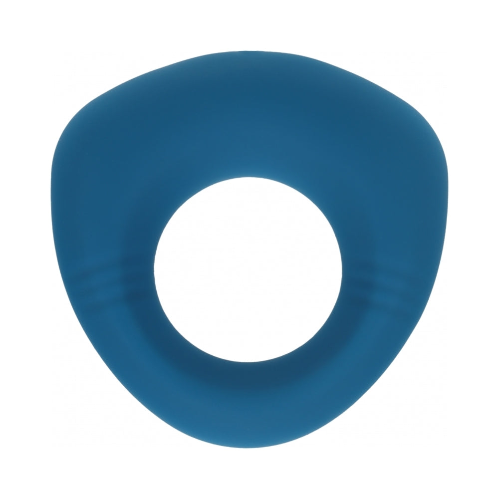LEVELZ SEALED LIQUID SILICONE VIBRATING COCK RING TEAL