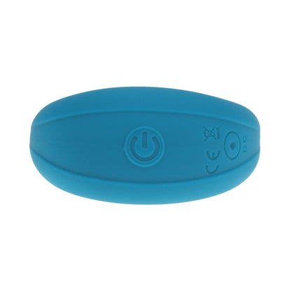 LEVELZ VIBRATING LIQUID SILICONE COCK & BALL RING TEAL