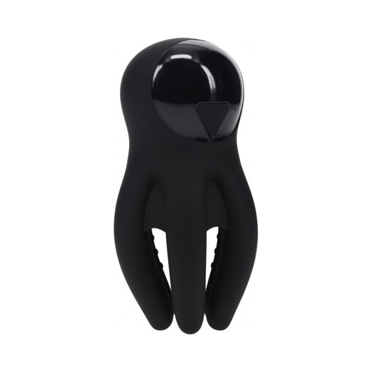 SHOTS - LEVELZ DIGITAL VIBRATING SILICONE PENIS HEAD STIMULATOR WITH TENTACLES