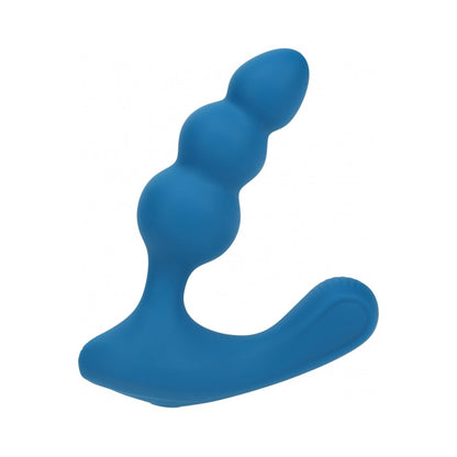 LEVELZ BEADED VIBRATING SILICONE PROSTATE STIMULATOR TEAL