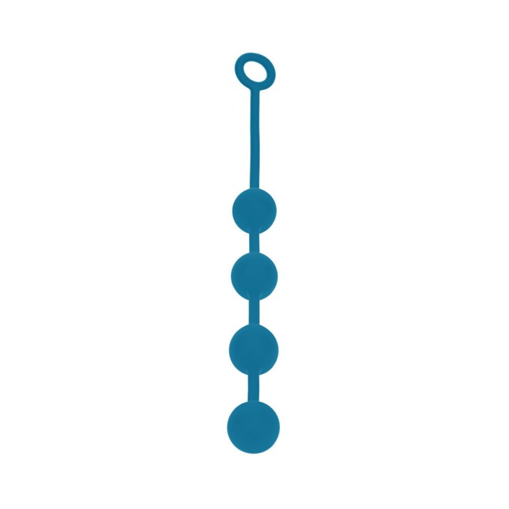 SHOTS - LEVELZ ROUND SILICONE ANAL BALLS LARGE 40 MM TEAL