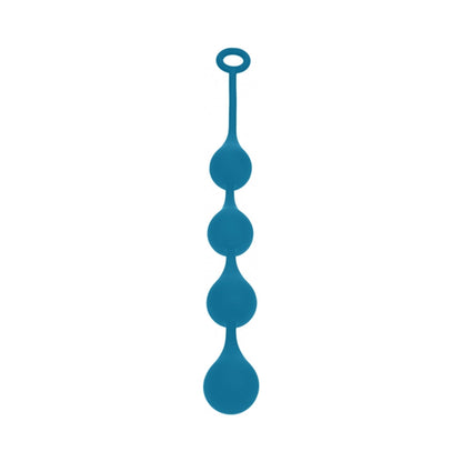 SHOTS - LEVELZ WATERDROP SILICONE ANAL BALLS XLARGE 50 MM TEAL