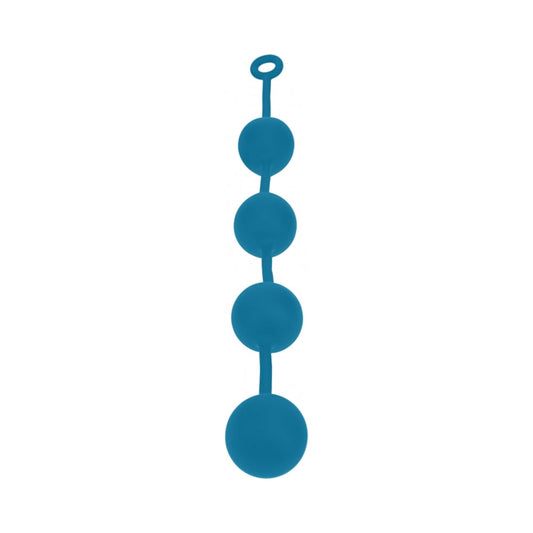 SHOTS - LEVELZ ROUND SILICONE ANAL BALLS XXLARGE 60 MM TEAL