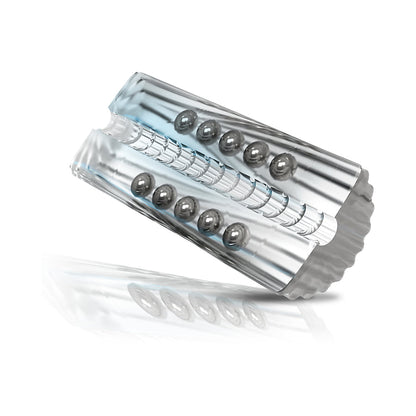 MSTR B8 CLEAR-VIEW BEADED STROKER BALLS TO THE WALL