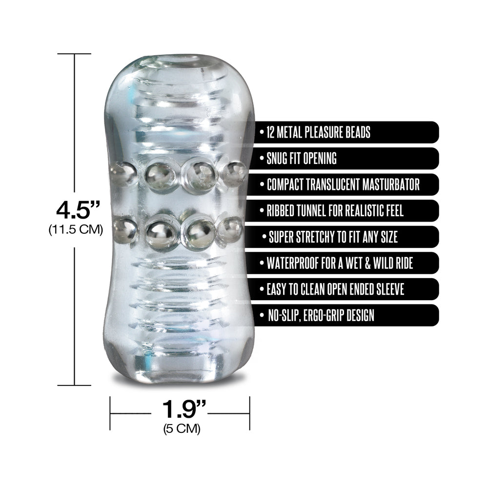 MSTR B8 CLEAR-VIEW BEADED STROKER HEAD BANGER