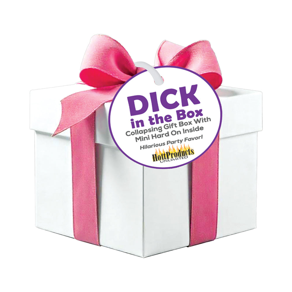 DICK IN THE BOX COLLAPSING GIFT BOX WITH MINI DICK INSIDE