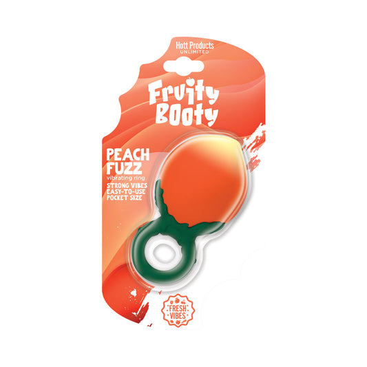 HOTT PRODUCTS - FRUITY BOOTY PEACH FUZZ VIBRATING RING