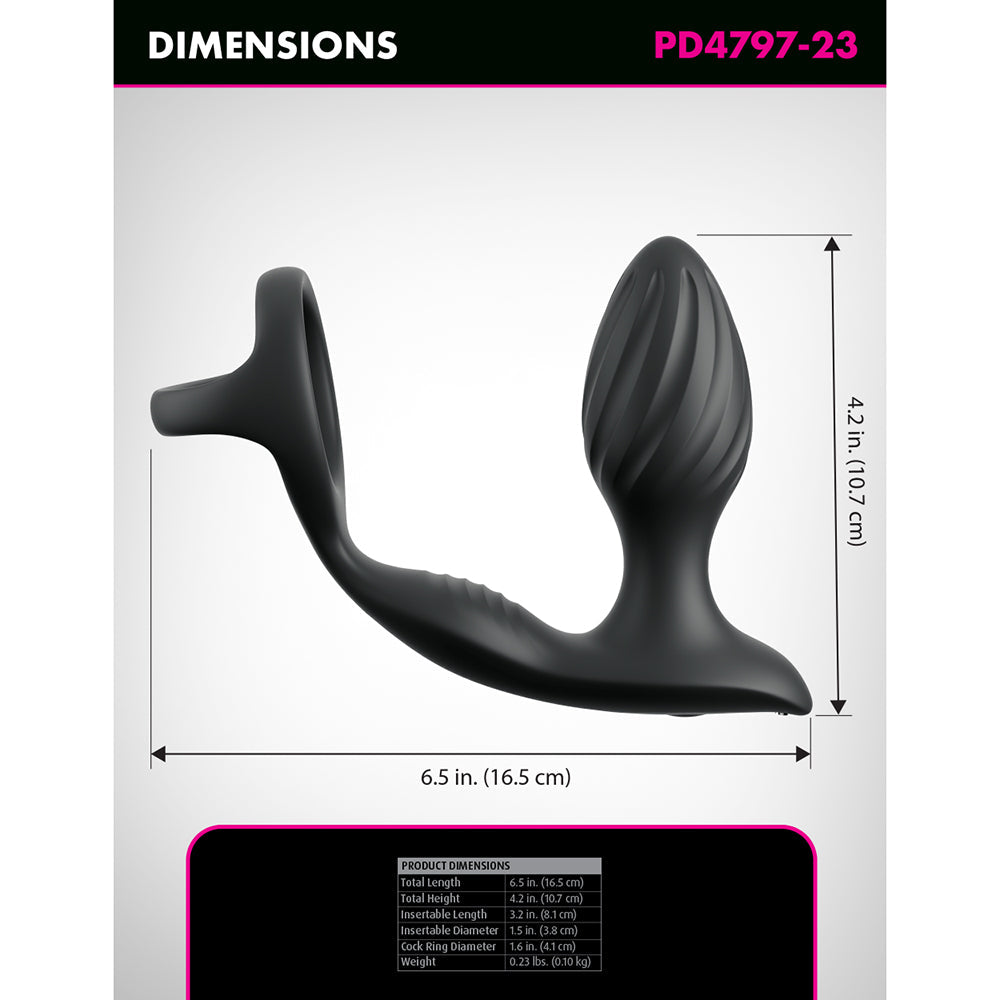 PIPEDREAM - ANAL FANTASY ELITE ASS-GASM GYRO-MILK PRO BLACK