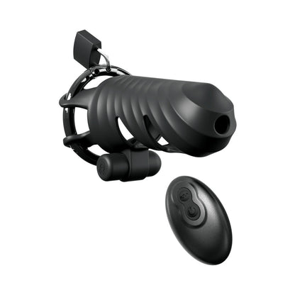 PIPEDREAM - FANTASY C-RINGZ BLOQUEADOR DE GALLO VIBRADOR CON CONTROL REMOTO NEGRO