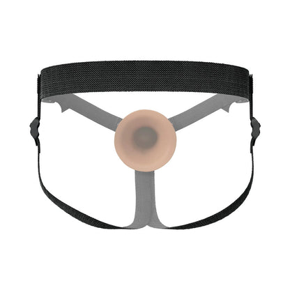 FANTASY X-TENSIONS ELITE SILICONE HOLLOW STRAP-ON DUAL DENSITY 5 IN. BROWN