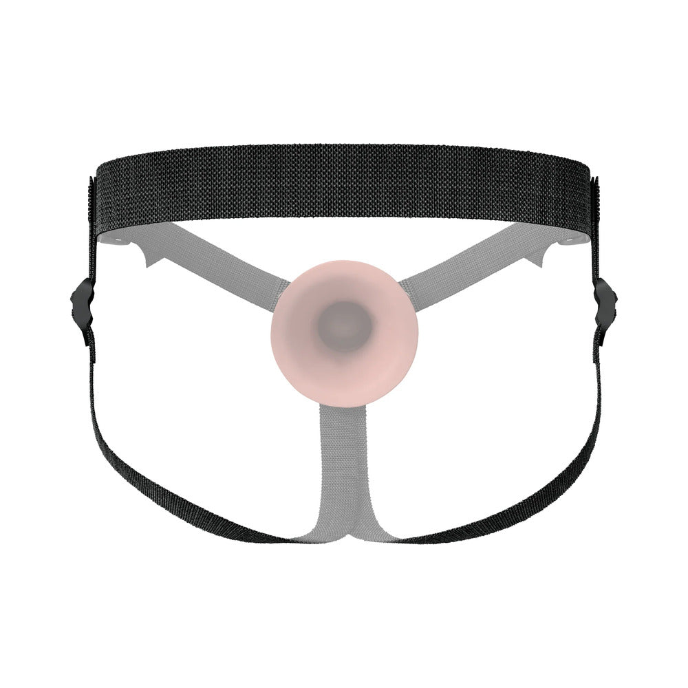 FANTASY X-TENSIONS ELITE SILICONE HOLLOW STRAP-ON DUAL DENSITY 9 IN. LIGHT